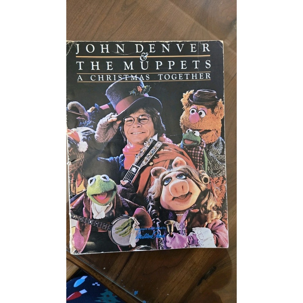 Vintage 1979 John Denver & The Muppets A Christmas Together Sheet Music Book